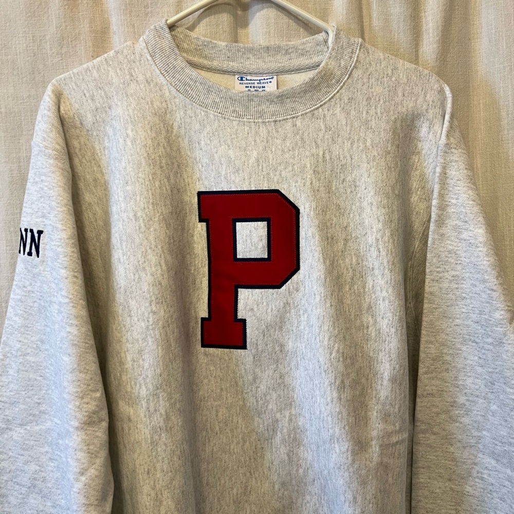 Champion Reverse Weave University of Pennsylvania PENN Crewneck Sweatshirt Med M